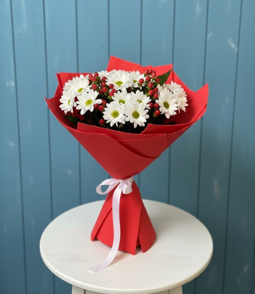 Букет цветов из: Хризантемы в Никитское