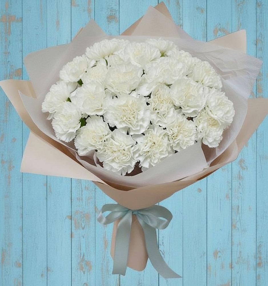 Букет цветов из: Гвоздики в Никитское