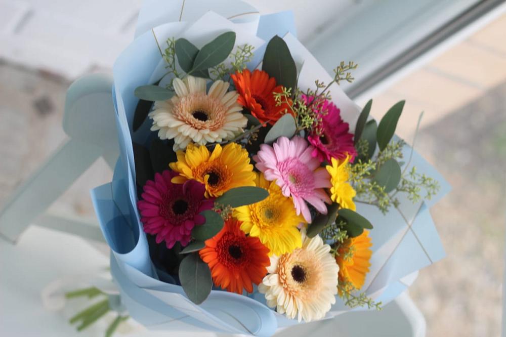 Букет цветов из: Герберы в Никитское