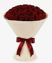 Букет 101 Бордовая роза Блэк Бакарра в Никитское
