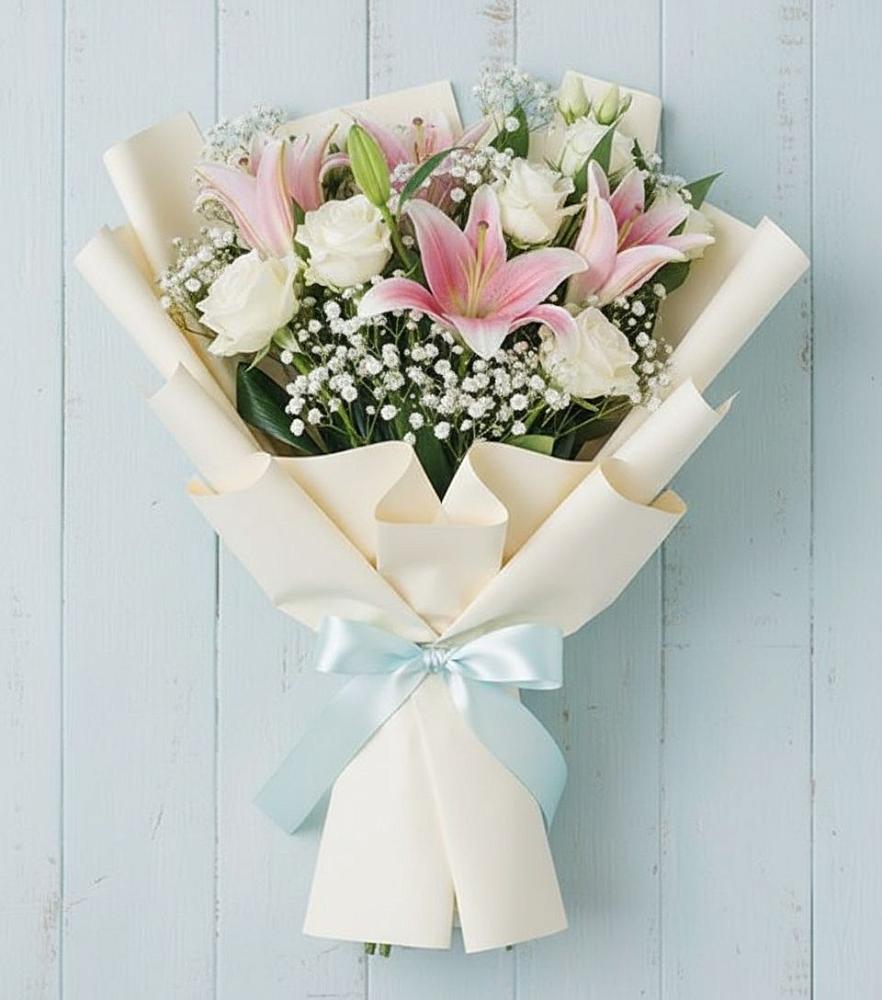 Букет цветов из: Лилии в Никитское