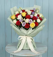 Букет цветов из:  Розы в Никитское