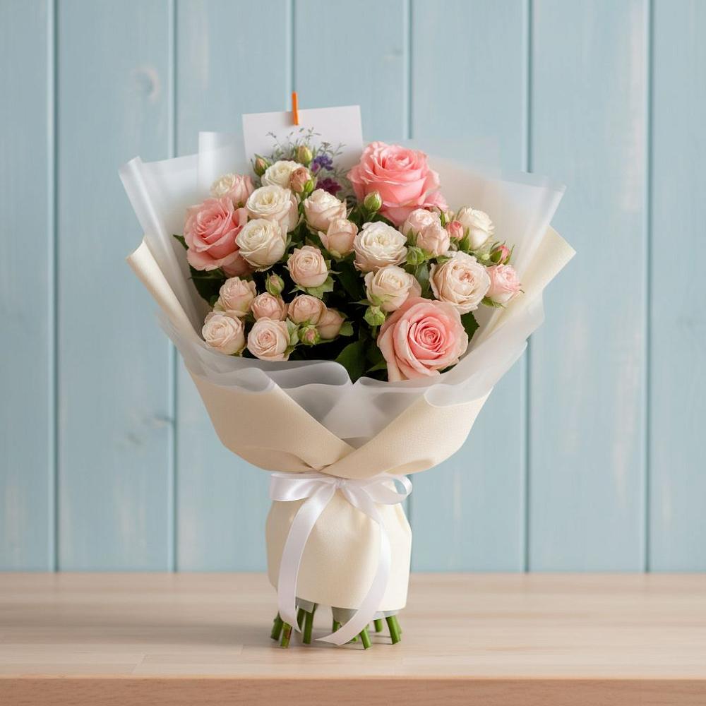 Букет цветов из: Розы в Никитское