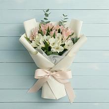 Букет цветов из:  Альстромерии #REPLACE_PRED# Никитское