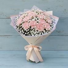 Букет цветов из:  Гвоздики в Никитское