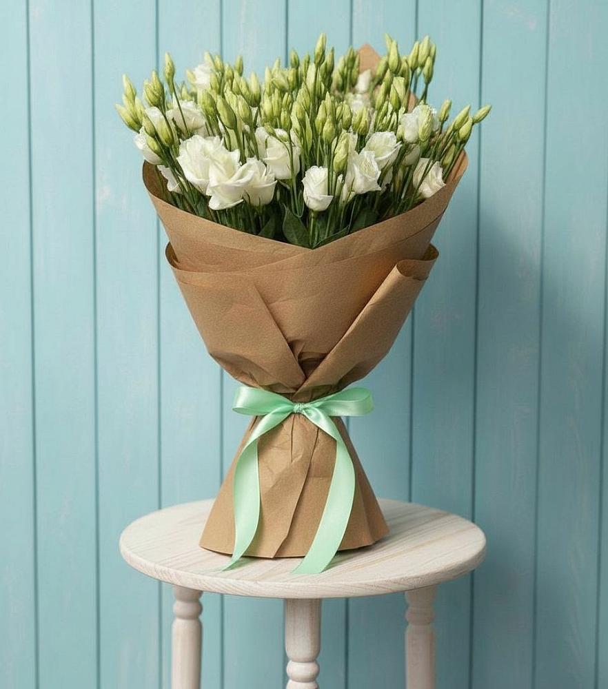 Букет цветов из: Лизиантусы в Никитское