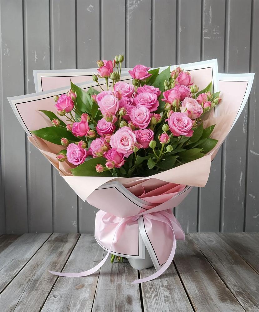 Букет Розовый кустик в Никитское