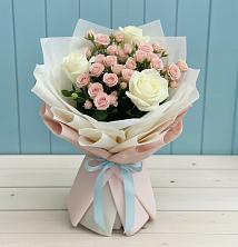 Букет цветов из:  Розы в Никитское