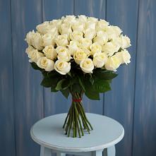 Букет 51 Белая роза Эдлесс Лав #REPLACE_PRED# Никитское