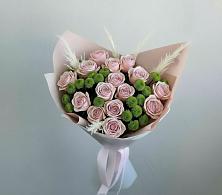Букет цветов из:  Розы и Хризантемы в Никитское