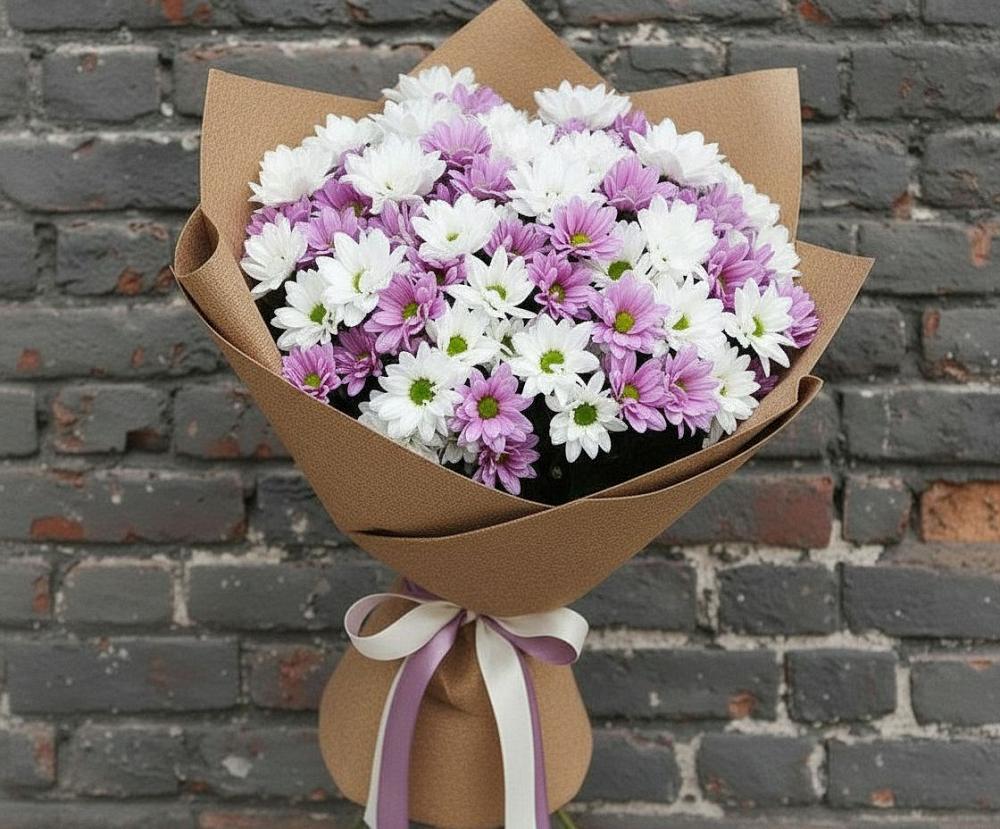 Букет цветов из: Хризантемы в Никитское
