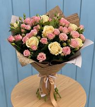 Букет цветов из:  Розы в Никитское
