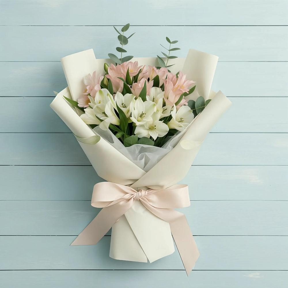 Букет цветов из: Альстромерии в Никитское