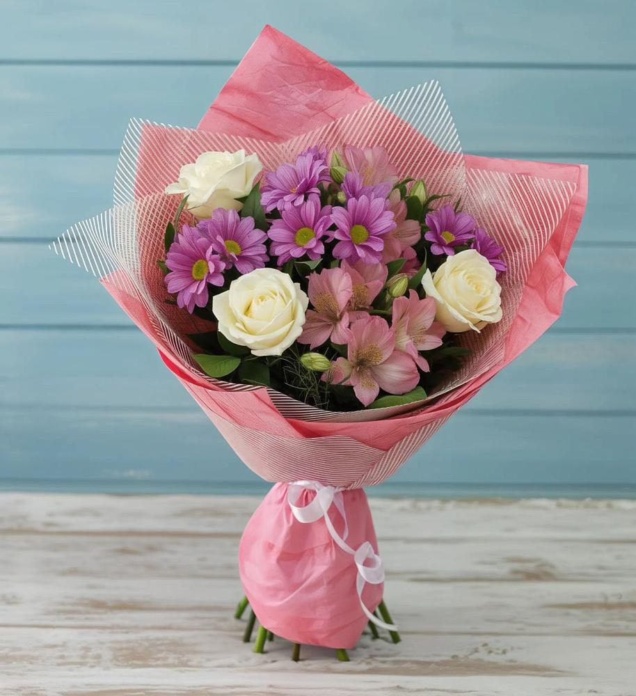 Букет цветов из: Герберы в Никитское