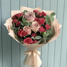 Букет цветов из:  Гвоздики и Розы #REPLACE_PRED# Никитское