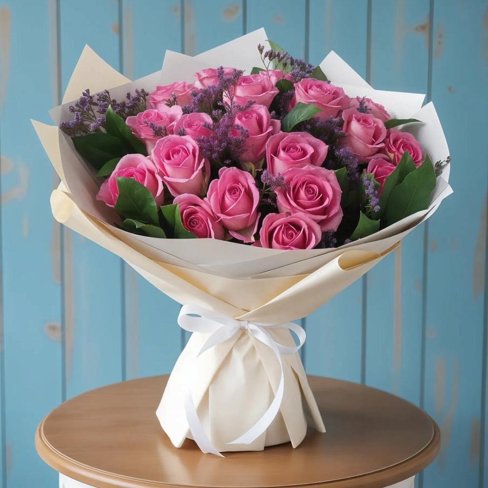 Букет цветов из: Розы в Никитское